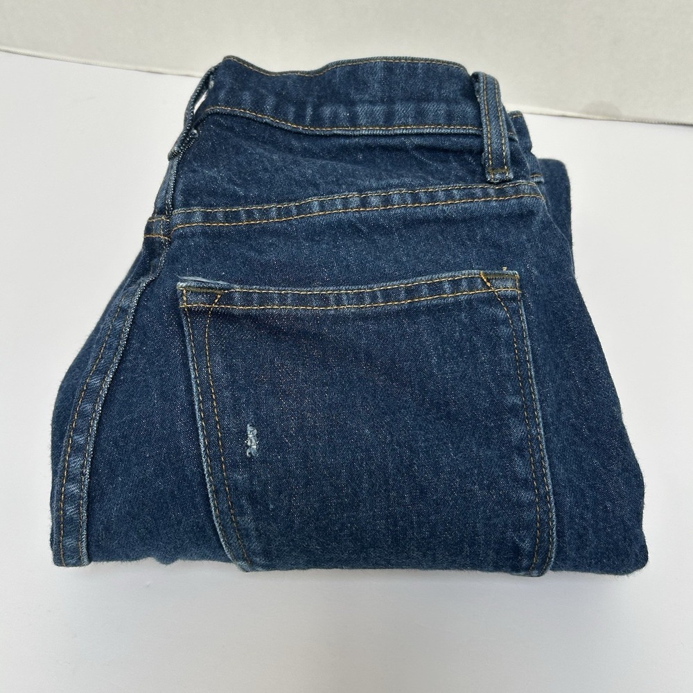 Imogene + Willie Elizabeth Hi-Rise Skinny Leg Dark Wash Denim Jeans Sz 27 Hemmed